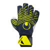 LUVAS UHLSPORT PREDICTION SOFT FLEX FRAME jnr (azul-marinho/branco/amarelo fluorescente)