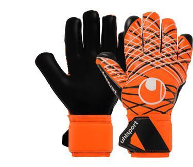 LUVAS UHLSPORT SUPER RESIST+ HN jnr (laranja/preto)