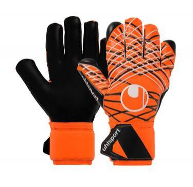 LUVAS UHLSPORT SUPER RESIST+ HN (laranja/preto)