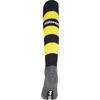 MEIAS UHLSPORT TEAM PRO ESSENTIAL STRIPE (preto/amarelo)