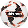 BOLA DE FUTEBOL UHLSPORT RESIST SYNERGY (branco/laranja)