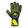 LUVAS UHLSPORT PREDICTION SUPERSOFT HN jnr (azul-marinho/branco/amarelo fluorescente)