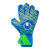 LUVAS UHLSPORT AQUASOFT (azul/branco/verde)