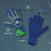 LUVAS UHLSPORT AQUASOFT HN (azul/branco/verde)