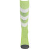 MEIAS UHLSPORT TEAM PRO ESSENTIAL STRIPE (verde lima/branco)