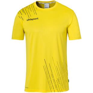 CONJUNTO CAMISOLA/CALÇÃO UHLSPORT SCORE 26 (amarelo/preto)