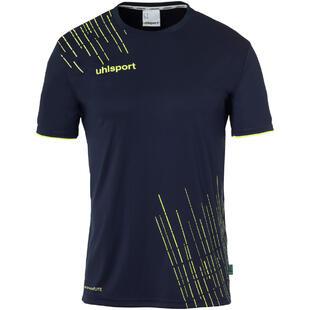 CONJUNTO CAMISOLA/CALÇÃO UHLSPORT SCORE 26 azul marinho/amarelo)