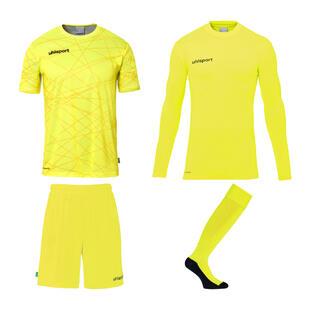 KIT UHLSPORT PREDICTION GOALKEEPER BUNDLE (amarelo/flou) 