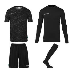 KIT UHLSPORT PREDICTION GOALKEEPER BUNDLE (preto)